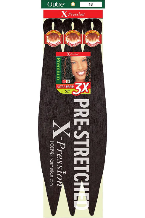 Outre X-Pression 3X 52" Pre-Stretched Synthetic Hair Braid