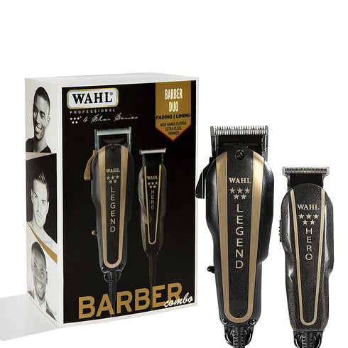 Wahl Professional 5-Star Barber Combo Legend Clipper & Hero Trimmer