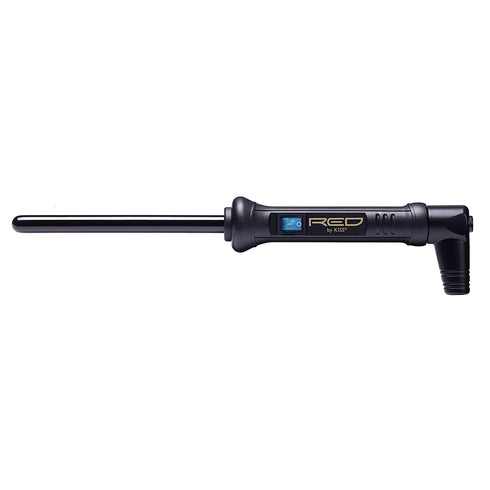 Kiss Red Ceramic Tourmaline Curling Wand 1/2"