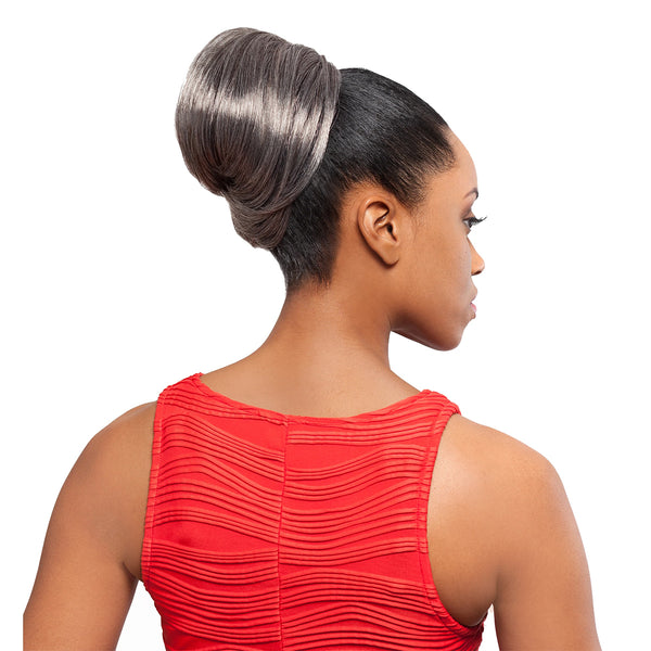 Alicia Beauty Foxy Silver DS01 Synthetic Hair Drawstring Ponytail