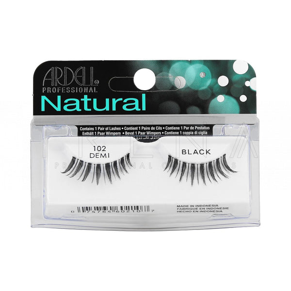 Ardell Professional #102 Natural Demi Black Lashes
