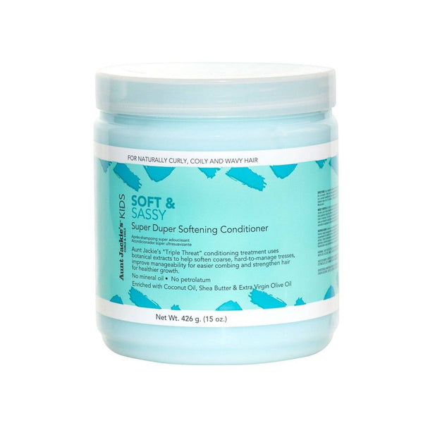 Aunt Jackie's Kids Soft & Sassy Super Duper Softening Conditioner, 15oz