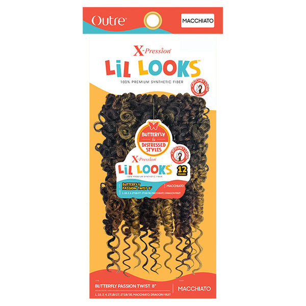 Outre X-Pression Butterfly Passion Twist 8" Synthetic Hair Crochet Braid
