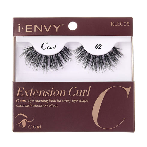 Kiss I Envy Extension C Curl 02 Lashes - KLEC05