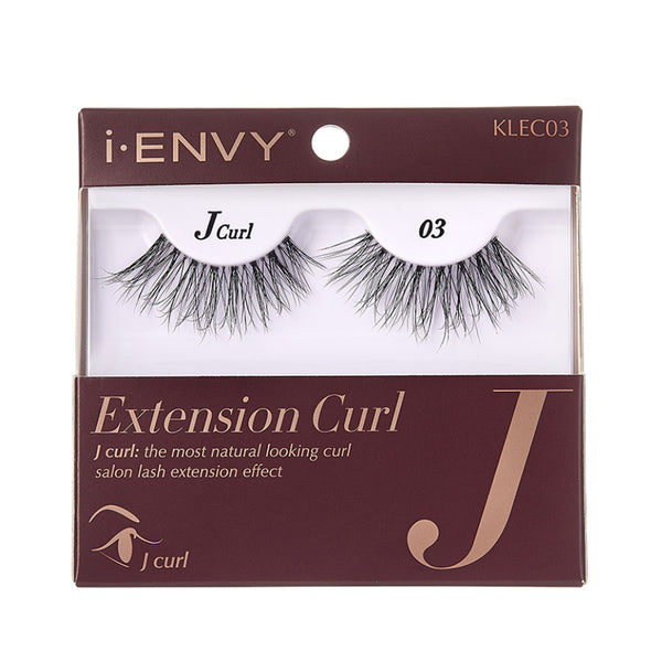 Kiss I Envy Extension J Curl 03 Lashes - KLEC03