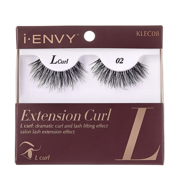 Kiss I Envy Extension L Curl 02 Lashes - KLEC08