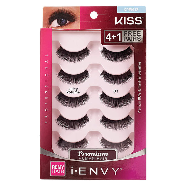 Kiss I Envy Juicy Volume Eye Lash Value Pack - KPEM12
