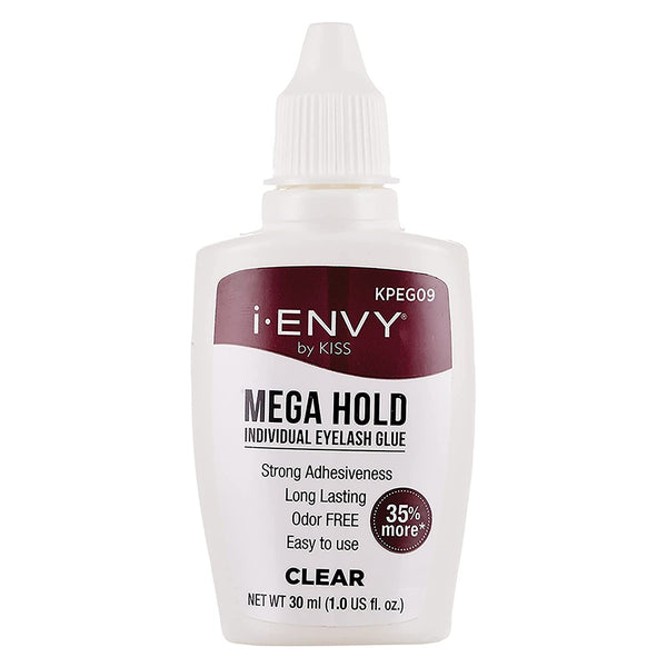 Kiss I Envy Mega Hold Individual Eyelash Glue, 1oz