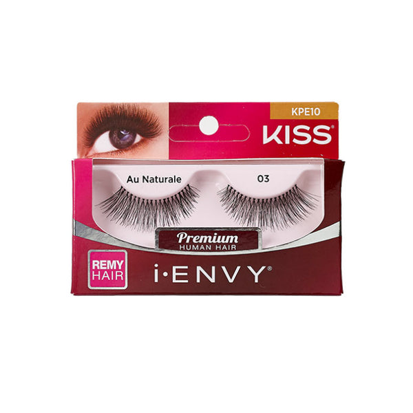 Kiss I Envy Premium Au Natural 03 Remi Hair Eyelashes - KPE10