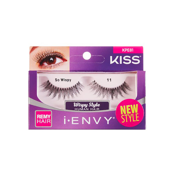 Kiss I Envy Premium So Wispy 11 Eyelashes - KPE81