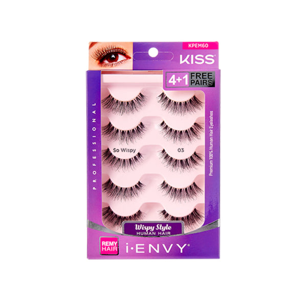 Kiss I Envy So Wispy Multi Pack 03 Eyelashes - KPEM60