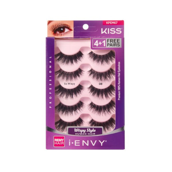 Kiss I Envy So Wispy Multi Pack 08 Eyelashes - KPEM67