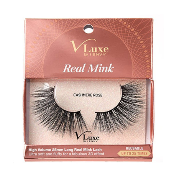 Kiss I Envy V-Luxe Real Mink Cashmere Rose Eyelashes - VLEC07