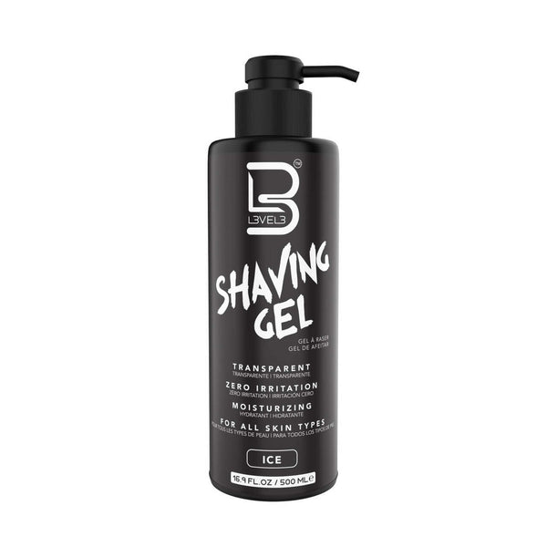 L3VEL3 TRANSPARENT SHAVING GEL ICE 500ML