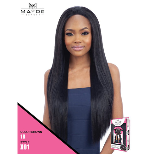 Mayde Beauty X01 Xtra Deep Synthetic Hair Lace Frontal Wig